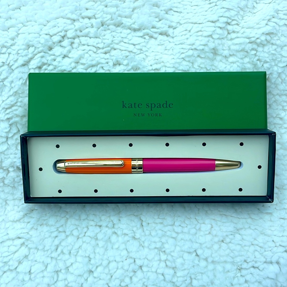 NWT Kate Spade Handwritten Note Ballpoint Pen